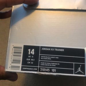 Jordan size 14